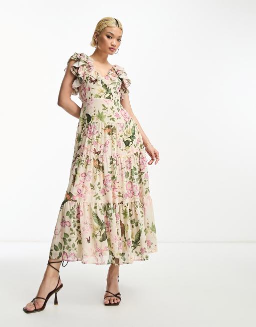 Floral dress outlet other stories