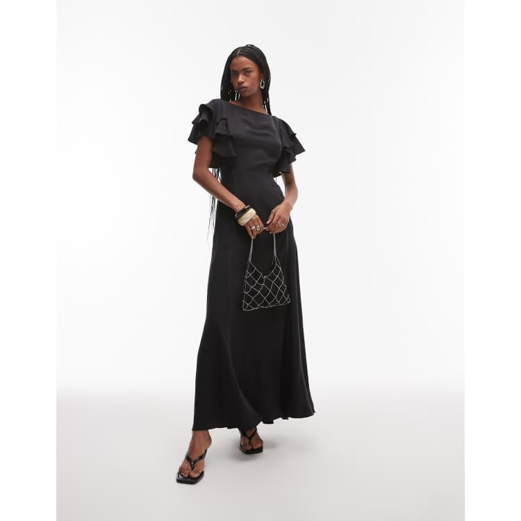 strapless dress leather Strapless Vegan Leather Pleated Dress
