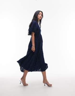 & Other Stories Maxi Dress With Volume Sleeves