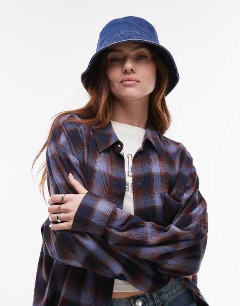 & Other Stories – Mellanblå, tvättad och somrig solhatt i denim - view 1