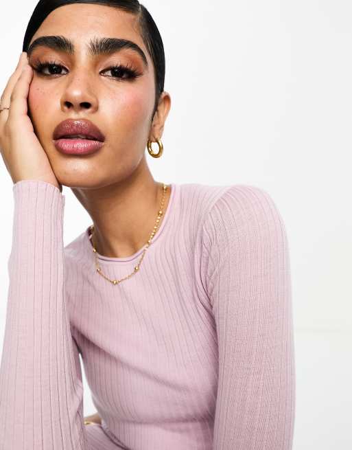 Dusty pink outlet knitwear