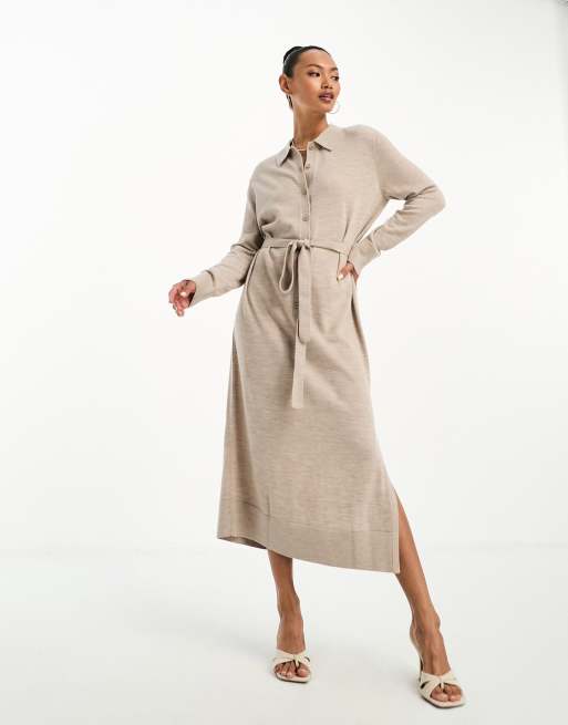 And other stories waist knot best sale midi dress