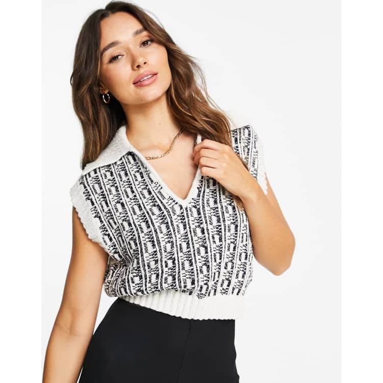 u0026 Other Stories metallic knitted vest in multi | ASOS