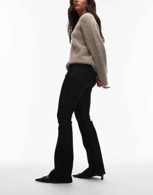 & Other Stories mid rise flare leg jeans in rinse wash indigo, 2 of 5