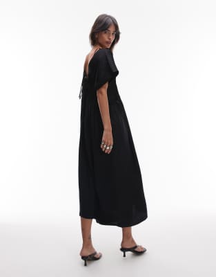 & Other Stories Midaxi Dress With Pintuck Bodice
