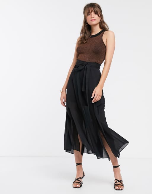 Pleated midi hotsell skirt other stories