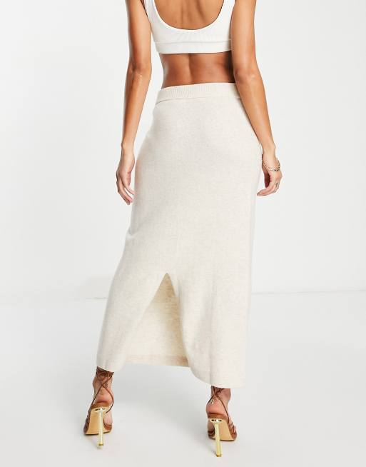 & Other Stories midi skirt in off white , 2 of 4