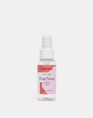 & Other Stories mini body mist in pink noon with notes of jasmin, frangipani and amber-No color