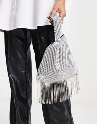 & Other Stories mini clutch in all over rhinestone - ASOS Price Checker