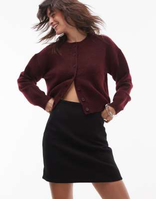 La jupe midi boutonnée faux suède | Contemporaine | Jupes midi et Jupes