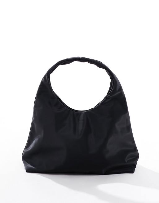 Other Stories mini nylon grab bag in black ASOS