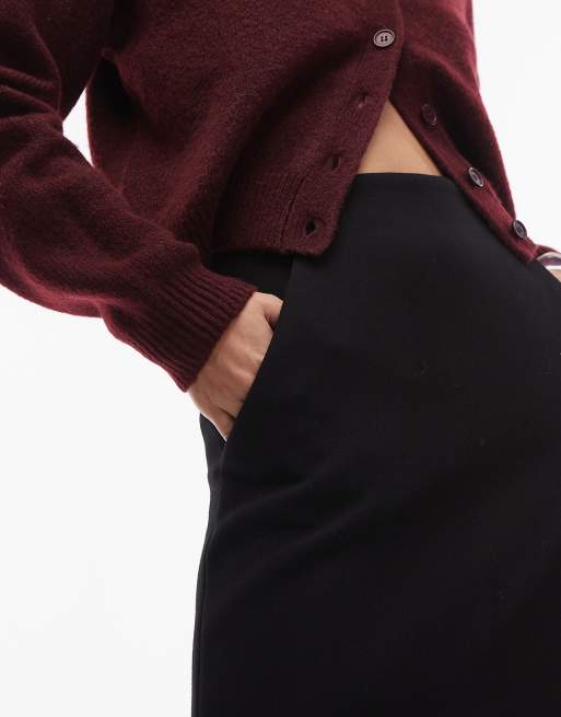 & Other Stories mini skirt with pockets in black
