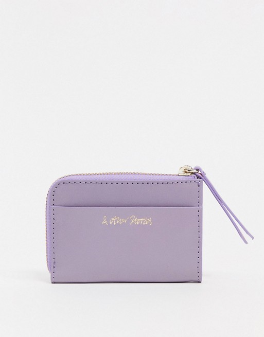 & Other Stories mini wallet in lilac