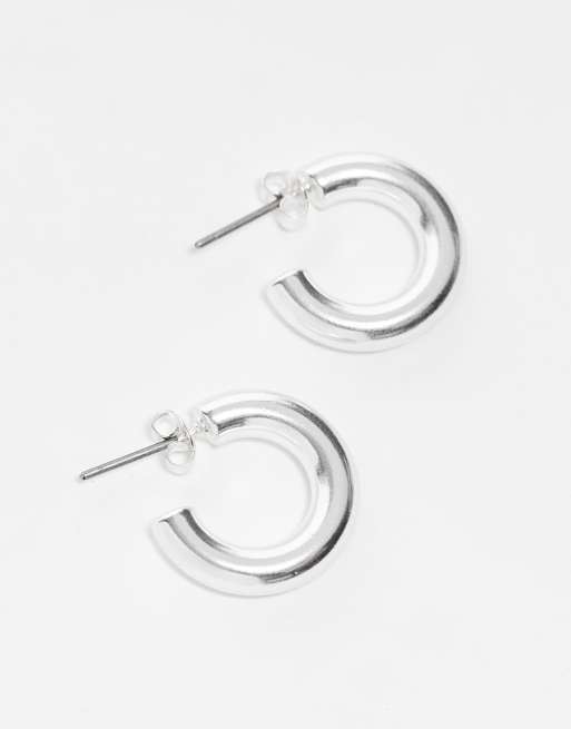 & Other Stories - Minimalistische oorbellen in zilver, set van 2, 2 van 4