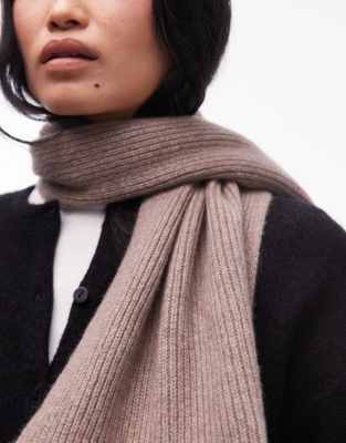 & Other Stories Mix And Match Premium Wool Scarf In Brown