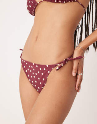 & Other Stories Mix And Match Side Tie Bikini Bottoms