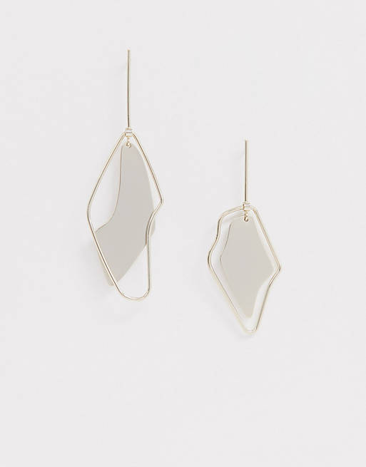 & Other Stories mix match earrings in gold | ASOS