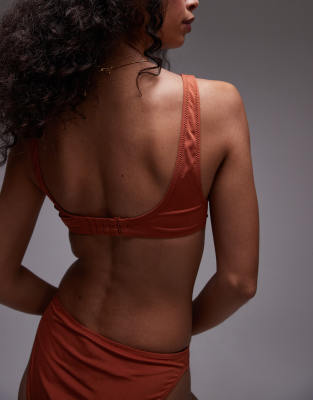 & OTHER STORIES MIX & MATCH TRIANGLE BIKINI TOP WITH RING DETAIL 