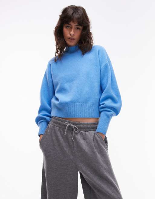 A blue jumper best sale