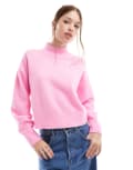 [Other Stories] & Other Stories mock neck jumper in pink L Pink