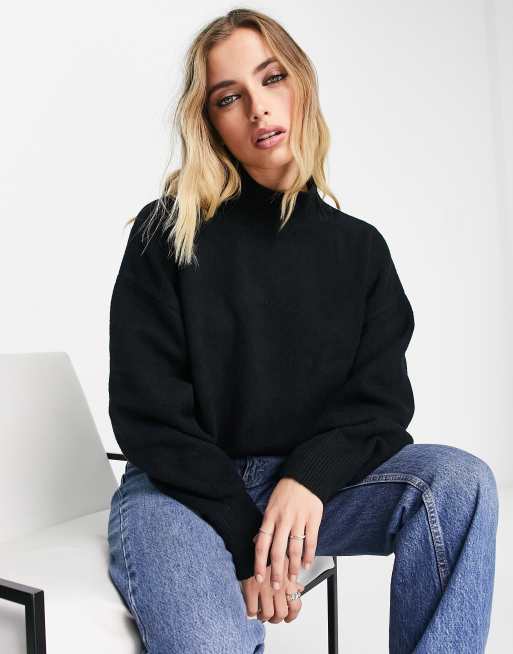 Tommy jeans retro outlet mock neck jumper