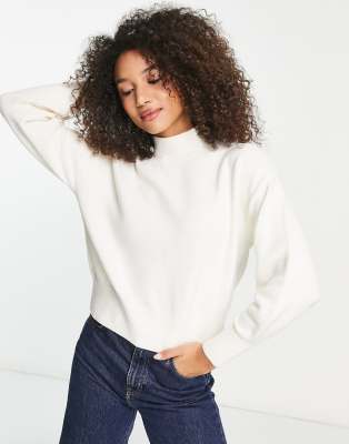 ASOS DESIGN Tall super soft roll neck with cuff detail In taupe