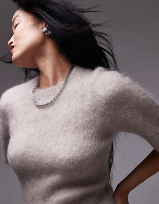 新品未使用　rihka short sleeve mohair knit mohair knit collection | rihka