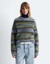 & Other Stories mohair and wool oversized sweater in dark lilac