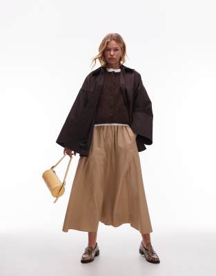 & Other Stories Mohiair Blend Cardigan With Short Sleeves In Brown