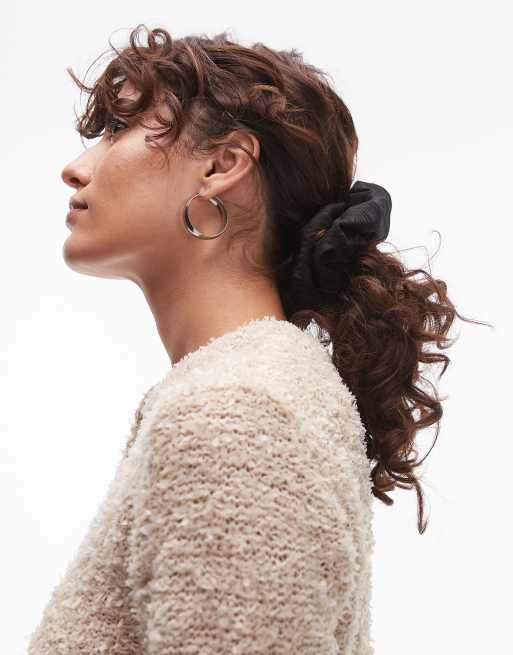 & Other Stories - Moire - Elastico per capelli nero