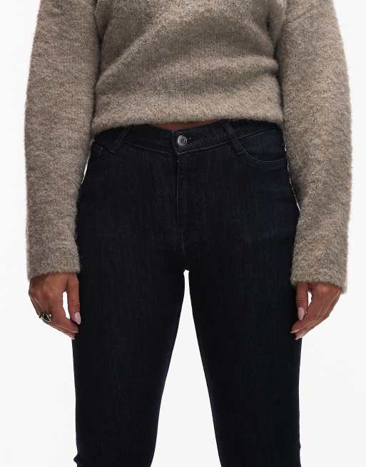 & Other Stories – Mörkblå jeans med utsvängda ben och medelhög midja, 5 av 5