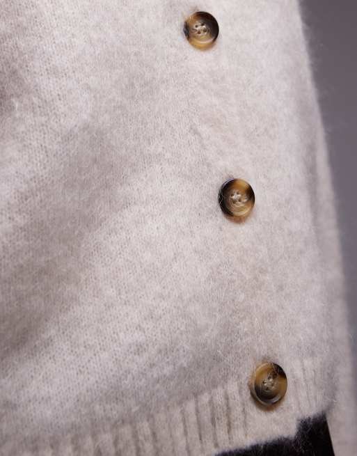 & Other Stories – Naturvit kofta i mohair- och yllemix, 3 av 4