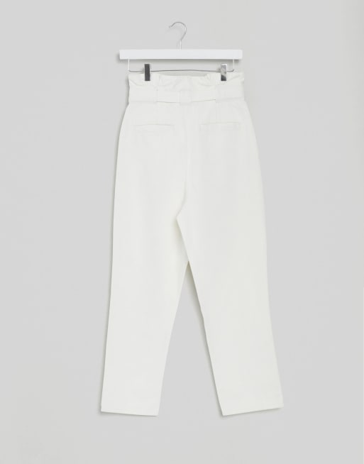 & Other Stories - Odette - Råhvide, tapered jeans med bælte, 3 af 4