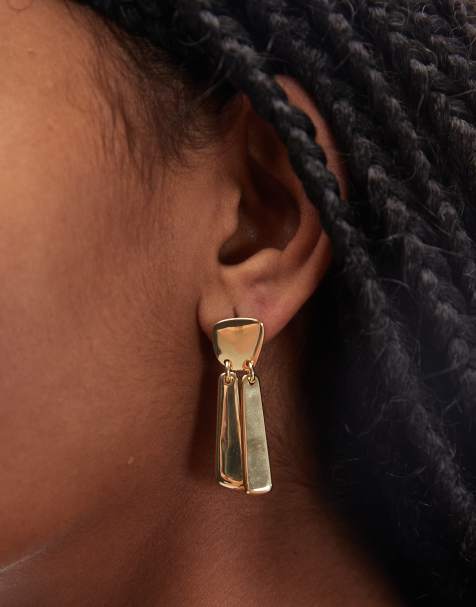 & Other Stories - Oorhangers van gemengd metaal in goud en zilver - view 1