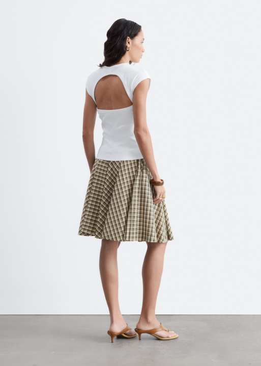 & Other Stories open back top in white, 2 of 6