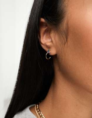 Orecchini A Cerchio Francese In Oro 10K