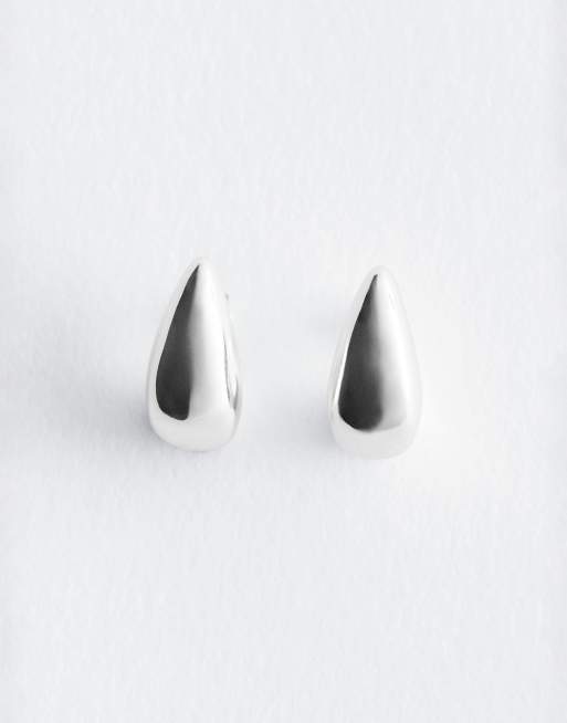 & Other Stories - Orecchini a goccia argentati, 2 di 3