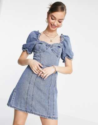 & other stories denim dress