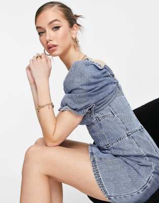 & other stories denim dress