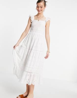 cotton broderie dress