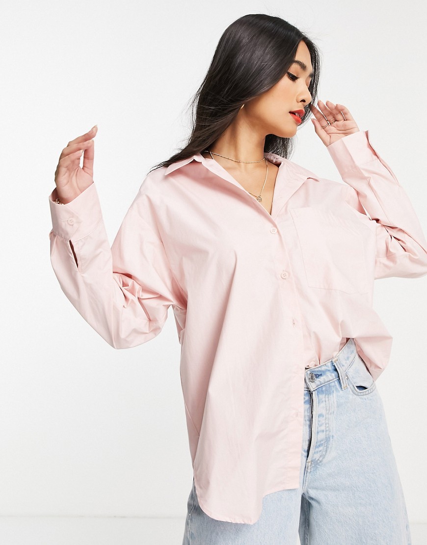& Other Stories organic cotton shirt in pink