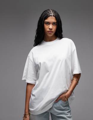 & Other Stories Oversized Boyfriend T-shirt In White
