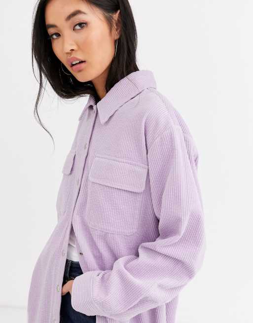 Purple cord shirt discount