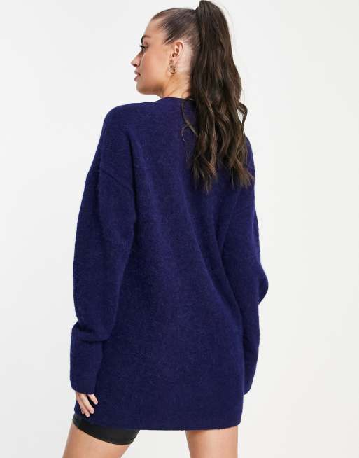 Oversized navy clearance cardigan