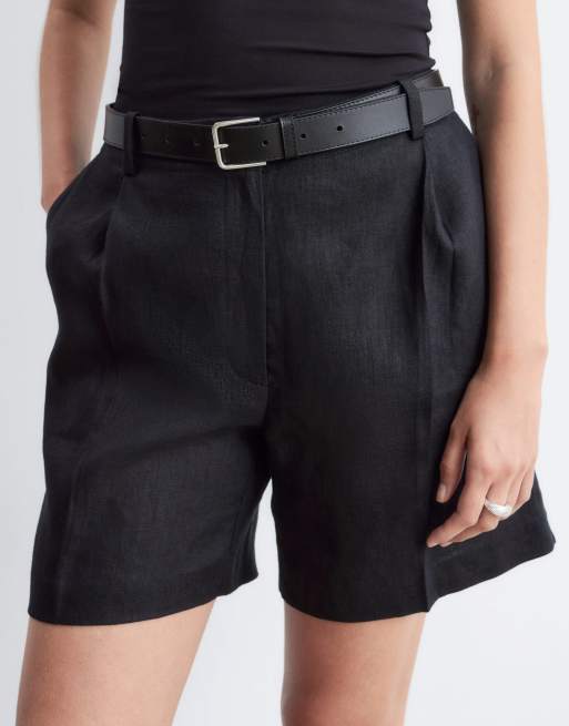 & Other Stories - Pantalones cortos de sastre negros estilo bermudas, 2 de 4