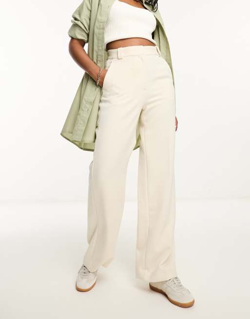 & Other Stories - Pantaloni a zampa sartoriali beige, 4 di 4