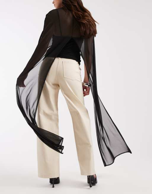 & Other Stories - Pantaloni dritti in puro cotone bianchi, 3 di 5