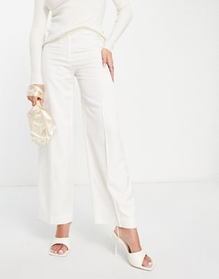 & Other Stories co-ord tailored trousers in white - ASOS Price Checker