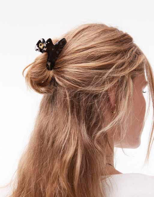 & Other Stories - Pince à cheveux effet marbré - Noir