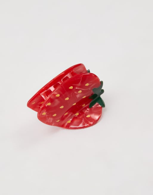 & Other Stories - Pince à cheveux façon fraise - Rouge, 3 de 3